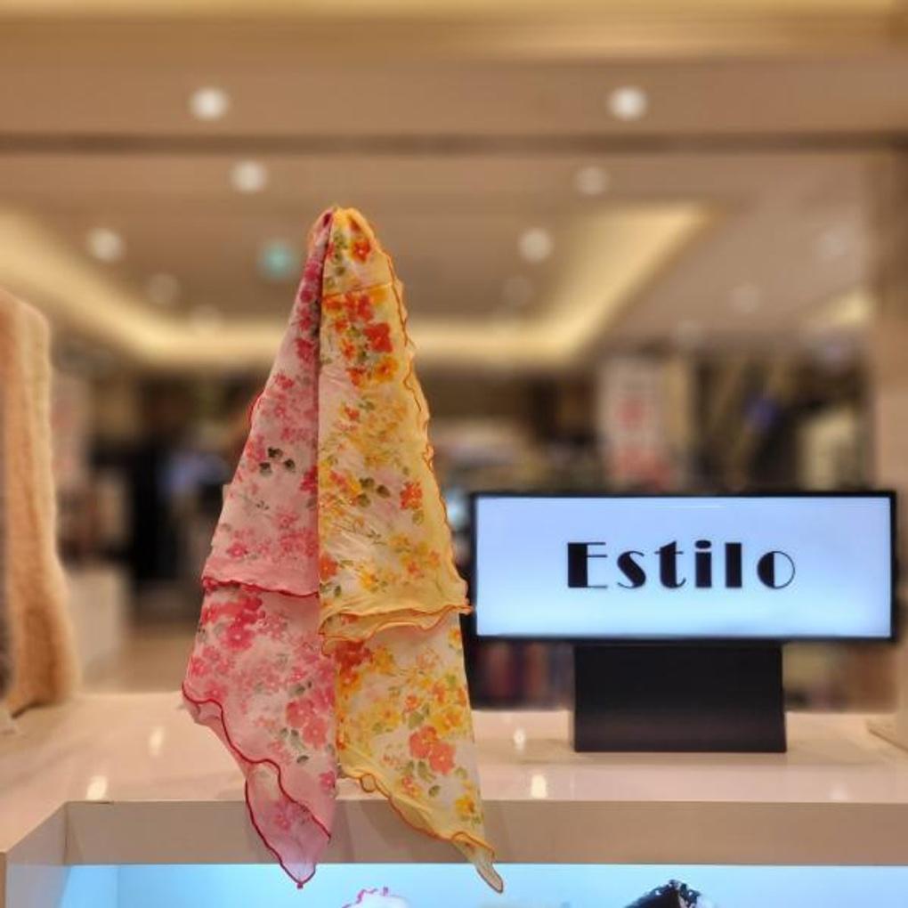 Asamyeon Petite Scarf E22S2CO102 ES Watercolor