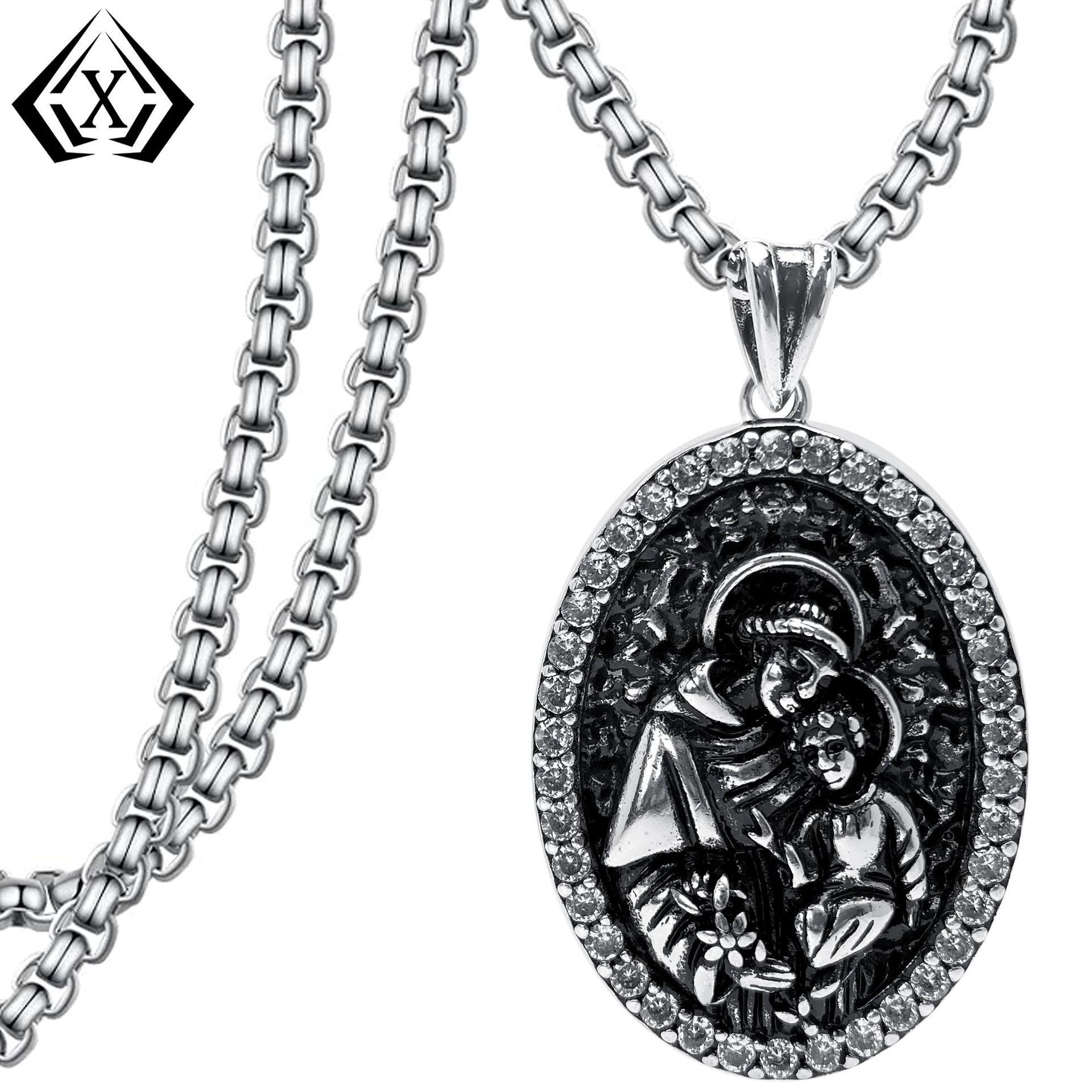 TK Любопытство Темный Панк Готический Кулон Ожерелье