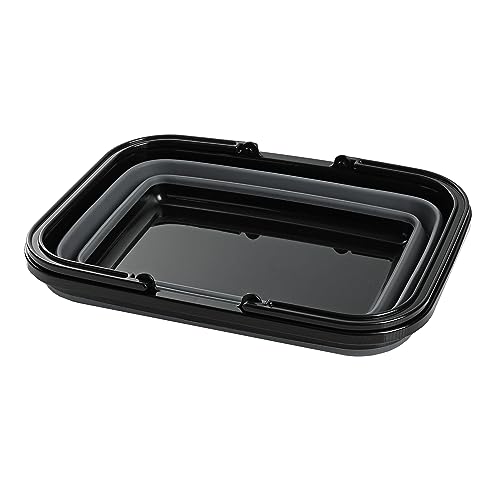 [.co.jp Exclusive] Pearl Metal Foldable Multi-Purpose Basket Bucket, Square, Black, Storage, Car Wash, Fishing, Cleaning, Laundry, Shoes, Indoor Shoes