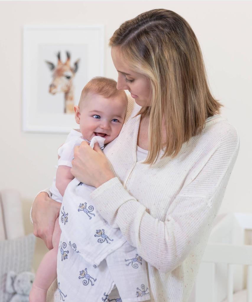 Aden anais Jungle Jam Zestaw z bawełny muślinowej dla noworodka SWADAB4023 + Otulacze, 2, 120x120cm, Otulacze, Prezent,