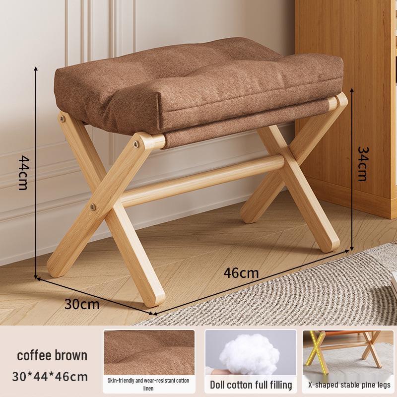 

Скамья для переобувания из массива дерева, складная подставка для ног, диван и офисная подставка для ног