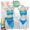 Legend Of Zelda Kingdom Tears Link's Cosplay Swimsuit Bikini For Halloween And Games