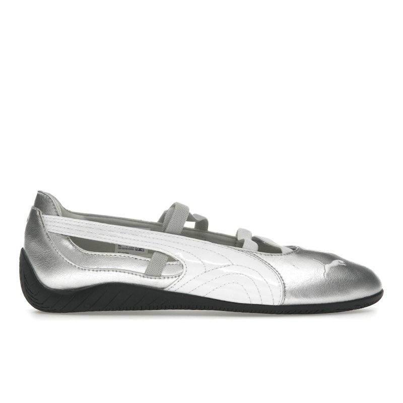 PUMA Speedcat Ballet Metallic Women s Silver White Low Top Lifestyle Sneakers 401581-01 EU 37