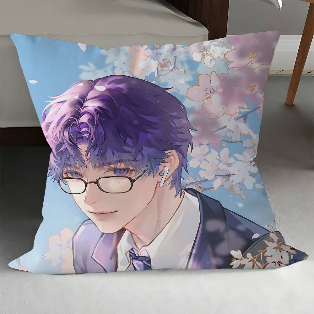 

New Love And Deep Space Qi Yu Maple Design Cushion Cover Happy Autumn Harvest Decor Holiday Decorati Pillow Cover 12x12Inch