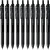 Pentel Ballpoint Pen Gel Ink Gel S 0.5mm Black Shaft BLN125-A Black 10pcs