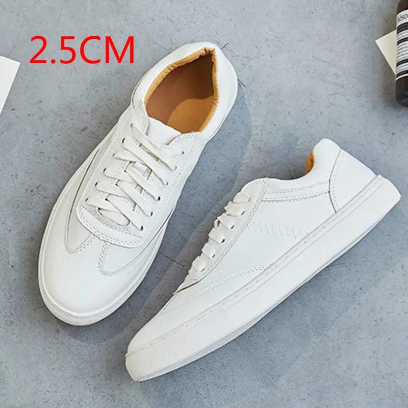 

Fashion White Leather Women Chunky Sneakers White Shoes Lace Up Tenis Feminino Zapatos De Mujer Platform Women Casual Shoe 35