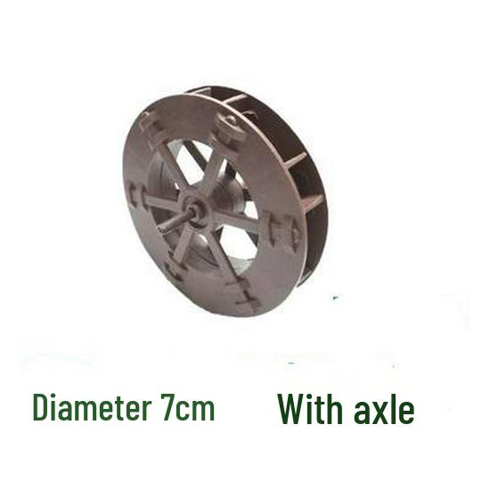 Plastic Water Wheel Rockery Fountain Garden Ornament