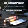 Super Bright LED Flashlight Rechargeable Torch Portable Searchlight Outdoor Camping Light with High Brightness Side Light