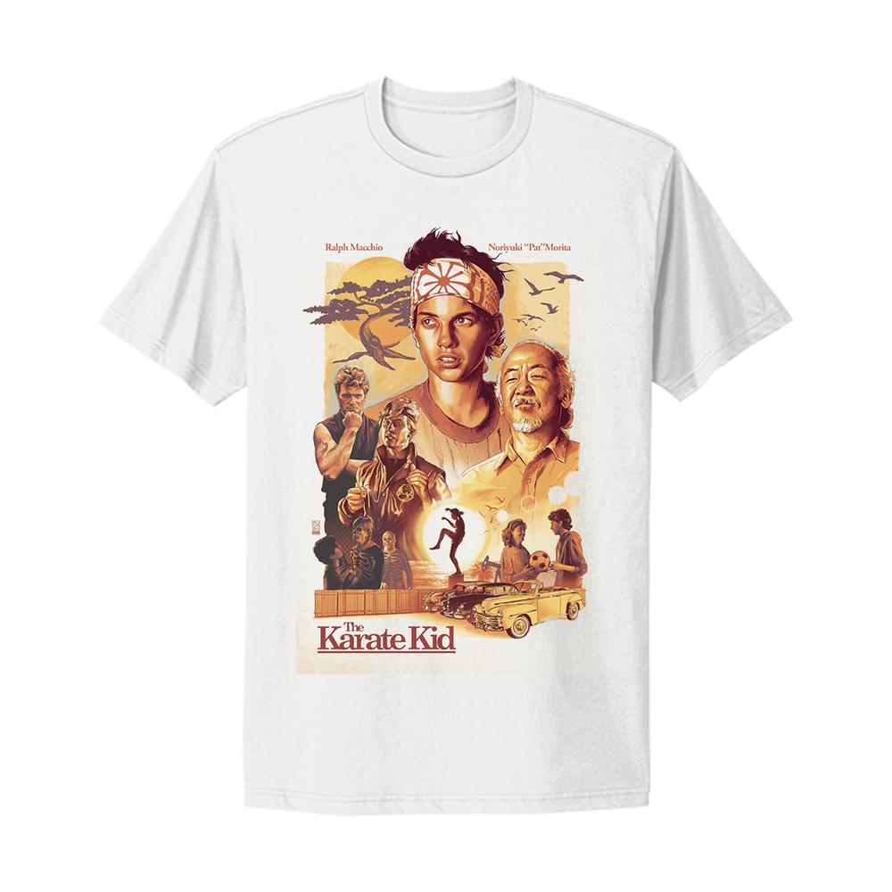 Каратэ-пацан, Кобра Кай 80-е, 90-е Постер Графика Фильм Классический Фильм Футболка Унисекс Футболка XXL