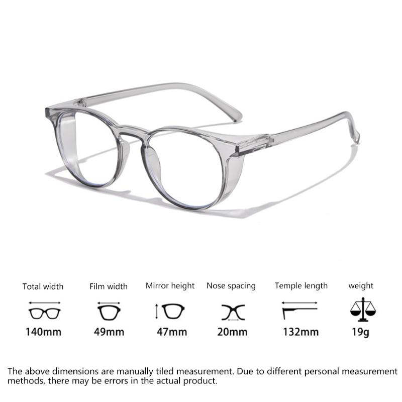 Blue Light Blocking Glasses for Women Men,Safety Goggles, Rectangle Glasses Frame Clear Lens