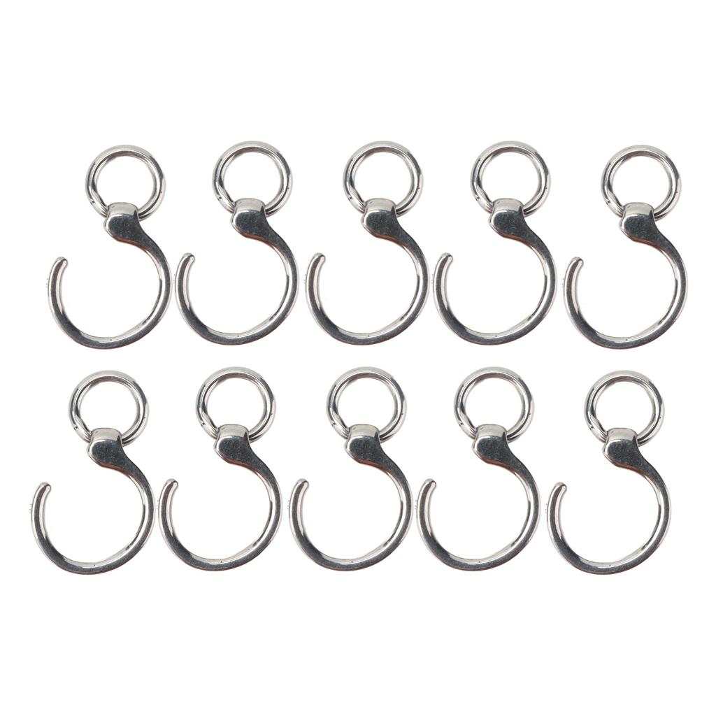 10pcs Bird Foot Ring Stainless Steel Outdoor Parrot Flying Accessory for Birds Training11#