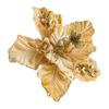 Simulation Artificial Poinsettia Flower 22cm Christmas Tree Decorations  Party Gifts