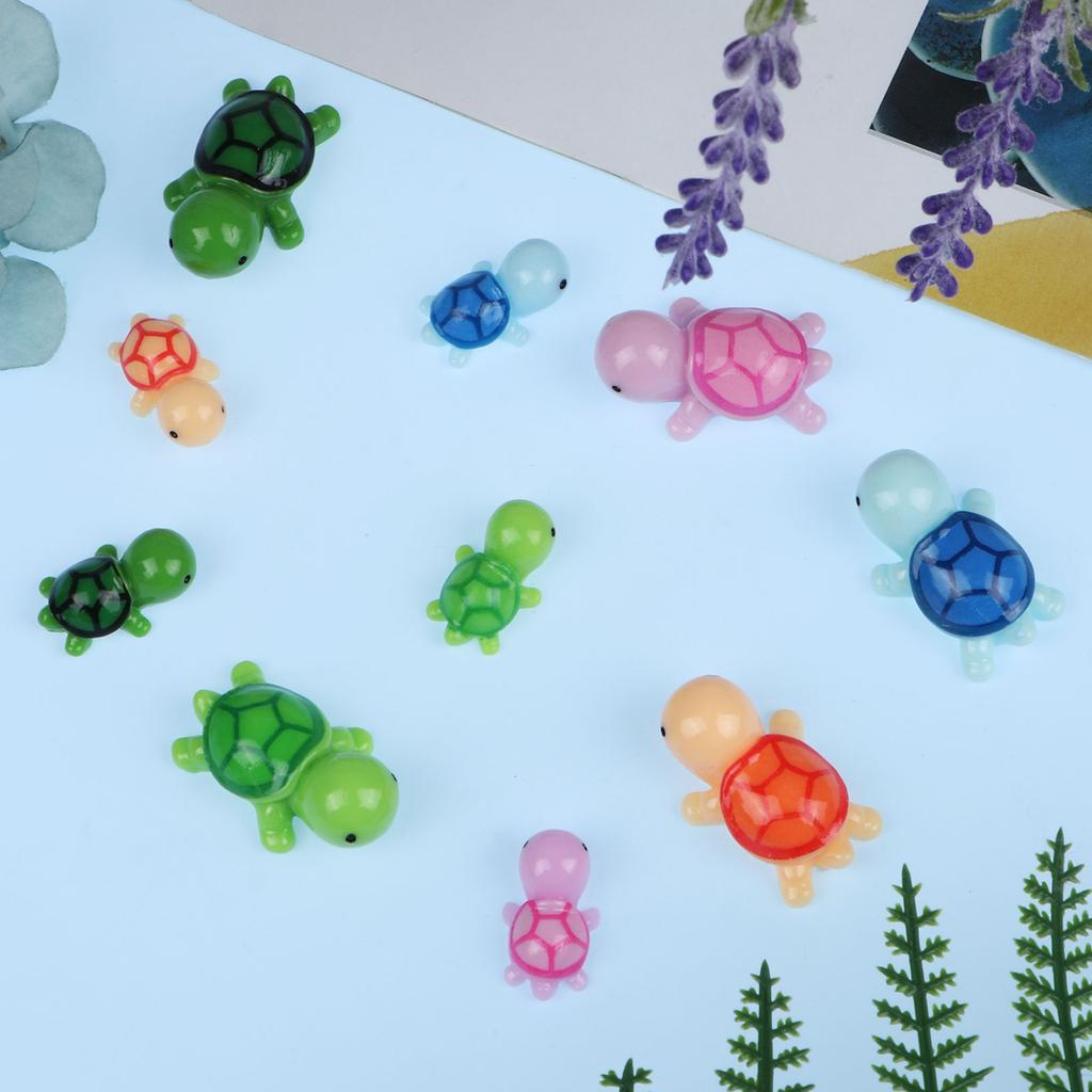Turtle Figure Sea Turtle Miniature Figurines Mini Figurines In Bulk Multicolor S