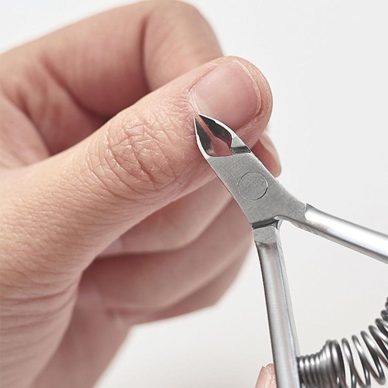 Tagliacuticole Professionale Pinzette per Cuticole Rimuovi Cuticole per Unghie delle Mani e dei Piedi, Strumento per Manicure Pedicure per Donne Me