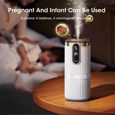 Smart Aromaterapi Maskin Hem Essentiell Oljediffusor USB Femstegsjustering Rum Kontor Luftrenare Aromaterapi Maskin