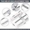 Brake Adjustment Tool,Brake Booster Adjustment Tool,Adjusts Brake Booster Push Rod To Optimize The Braking Distance Of The Brake Pedal,Suitable For