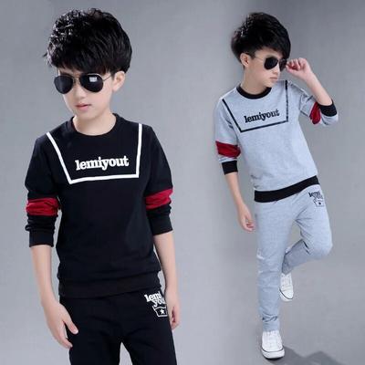 Wiosenny list Zestawy ubrań dla dzieci Bluza + spodnie Zestawy dla nastolatków Dres codzienny Ubrania Kid Boy Z długim rękawem Jesienne zestawy ubrań