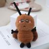Cartoon Creative Cockroach Plush Keychain With Pp Cotton Fill For Novelty Bag Decor