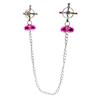 Nipple Clamp Sexy Chain with Diamond Crystal Decoration Adult Supplies Couple Passion Sex Tools Alternative Climax Bed