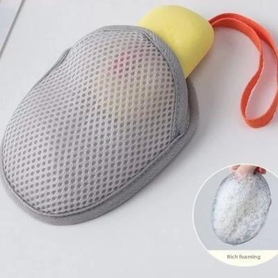 10pcs Reusable Soap Foaming Net Fast Foaming Super Soft Bath Washing Tools Drawstring Cleaning Mesh Home Bathroom