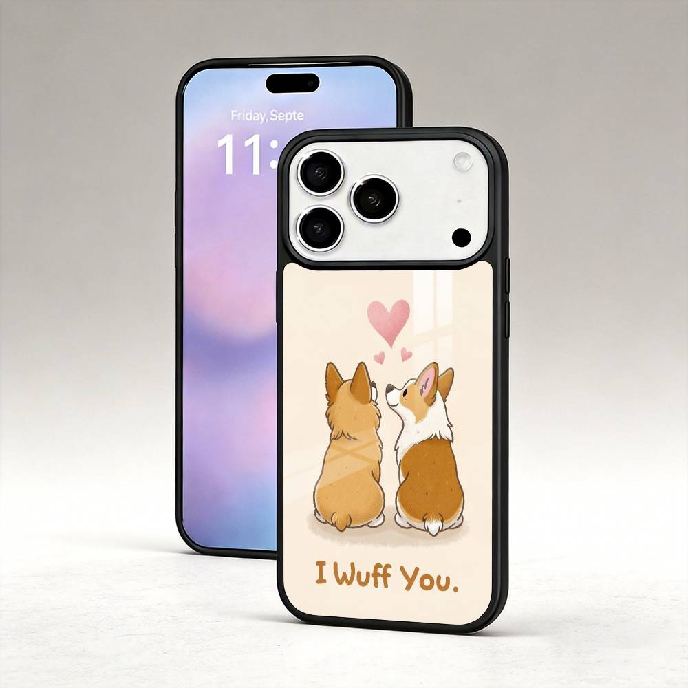 C-Cute Corgi Phone Case For iPhone17,16,15,14,13,12,Pro,Max,Magnetic For Magsafe Wireless Charging