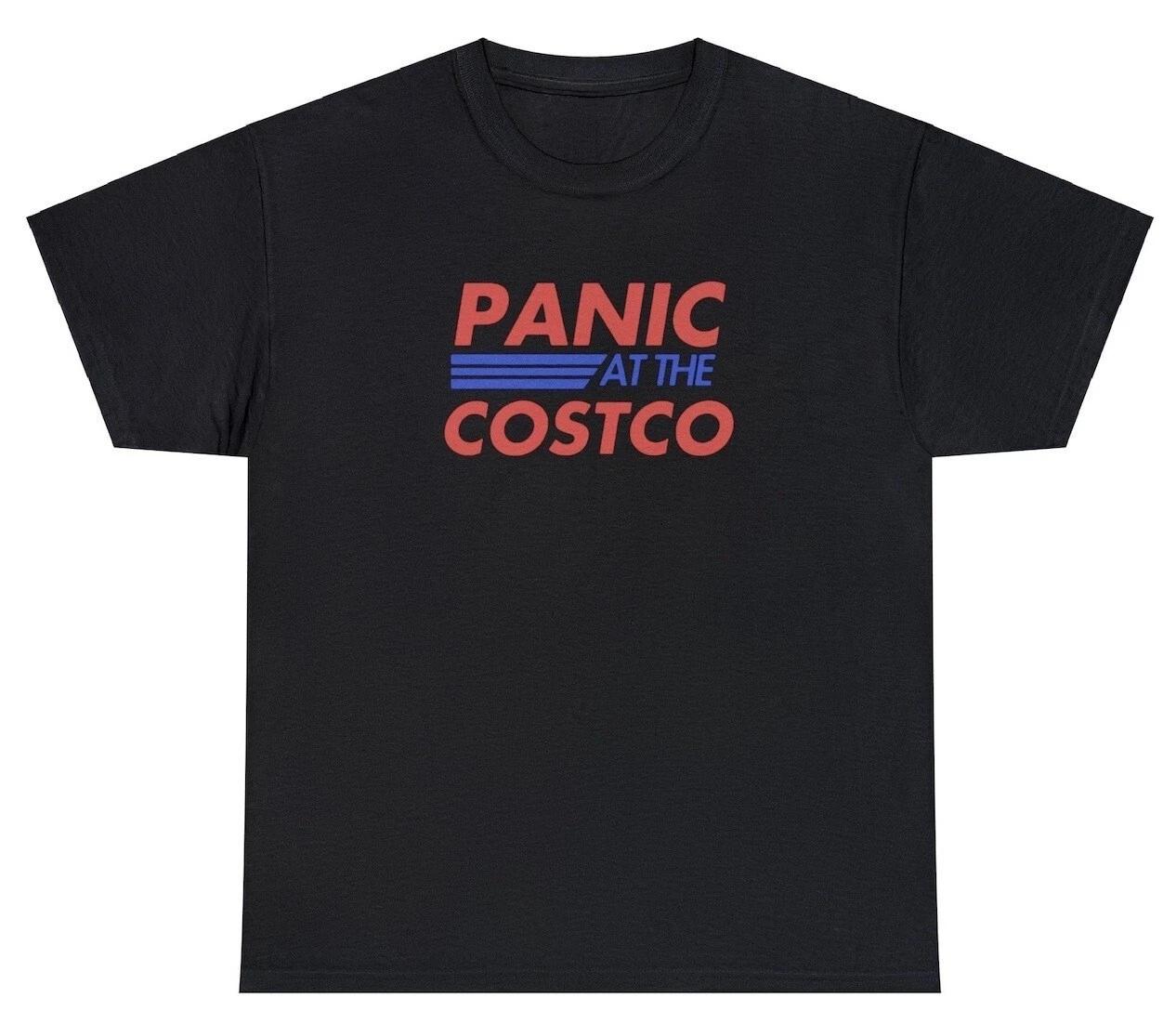 Panic At The Costco T Shirt Funny PATD Parody Dank Meme Oddly Specific Humor Tee S