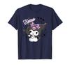 Kuromi Stylish Check Dark Color T-Shirt