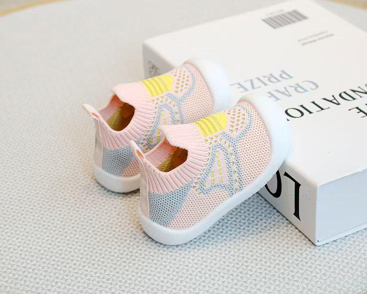 Four Seasons Breathable Toddler Walker Shoes: Non-Slip Soft Sole for Boys & Girls