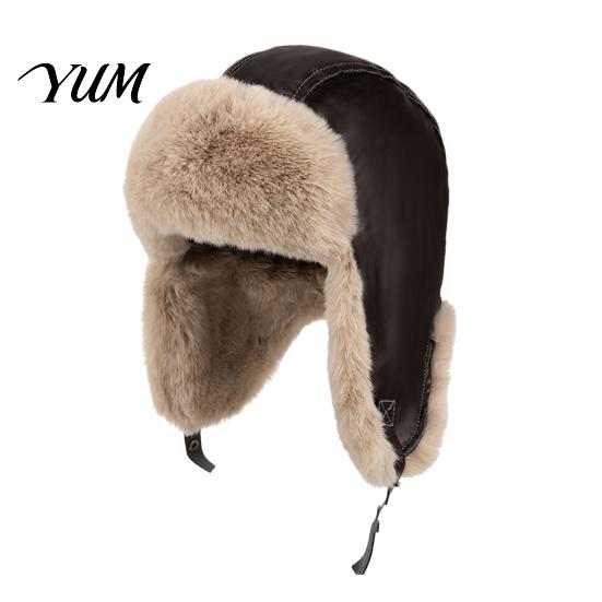 Warm Accessory for Daily Activities Faux Fur Trapper Hat, Winter Ushanka Hat with Ear Flaps, Plush Lining, Windproof Soft Comfortable Fleece
