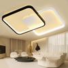 Plafonnier LED NETTLIFE Modèle 43 cm 55W Dimmable Noir/Blanc