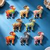 Vintage Argali Brooches for Women Metal Brooch Pins Advanced Sheep Brooch Cloth Accessories