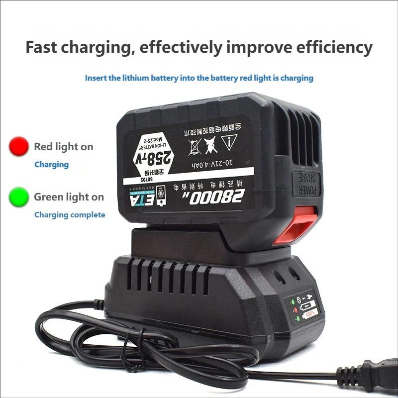 18V 21V Li-ion Battery Charger Quick Charge 0.5A 1.2A 2A 3A Power Tools Portable Charger for BL1415 BL1815 BL1830 BL1850