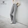 Women's High-Waist Loose Fit Flared Leg Casual Pants