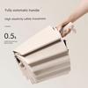 130cm Automatic Umbrella, Enlarged and Thickened, Foldable, Wind-Resistant, Extra-Large Umbrella for Men and Women, Upf50+, Dual-Use for Sun and Rain