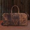 Handmade Leather Trolley Duffel Bag Mens Travel Duffel on Wheels Carry on Cabin Luggage Overnight Duffel Christmas Gift for Men and Women