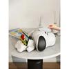 Multifunctional Resin Tissue Box Holder with Phone Stand & Remote Storage for Living Room Coffee Table Decor