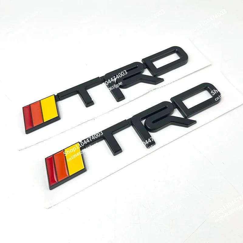 Suitable for Toyota 4RUNNER TRD Matte Black Letter Badge Replacement Self-adhesive Back AC9