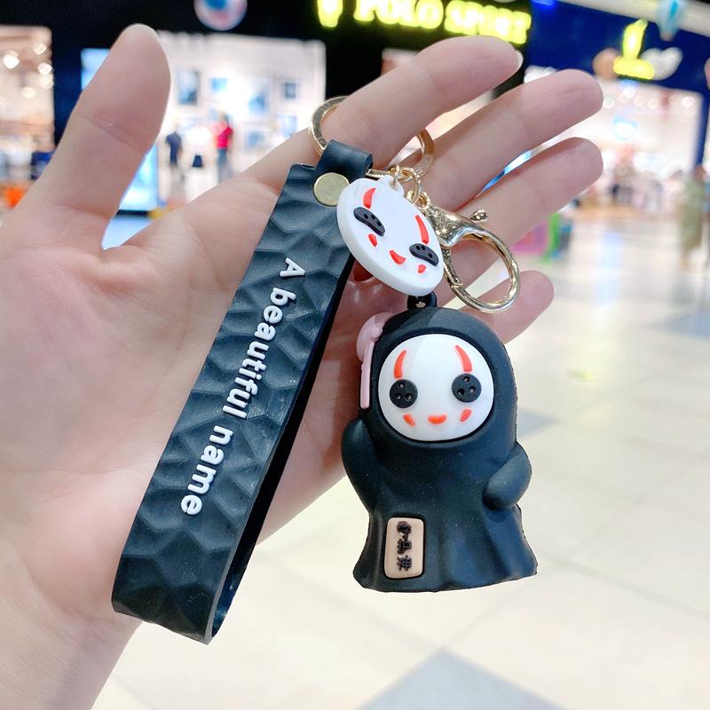 Creative Cartoon Rainbow Horse Unicorn Keychain Female Cute Ins Key Chain Student Schoolbag Pendant Small Gift