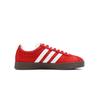 Adidas VL COURT 2.0 Scarlet Berry Red Abrasion Resistant Low top German Army Trainers Unisex Red White HQ1802(Team1274-)