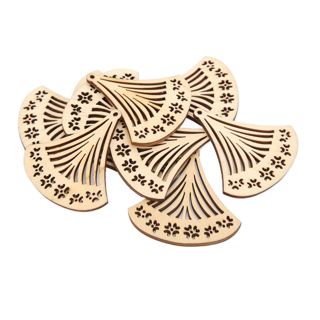 10 Stück Holz Ohrring Anhänger Leicht Langlebig Bequem Elegant Schlicht Holz Ohrring Rohlinge07