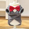 Large Dogs Bowtie Design Dog Tuxedo Blazer Vest Formal Style Pet Suit Winter Warm Pet Dress Party Dress Up