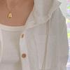 Women's Striped Button Down Shirts Drawstring Hooded Long Sleeve Cardigan Summer Sun