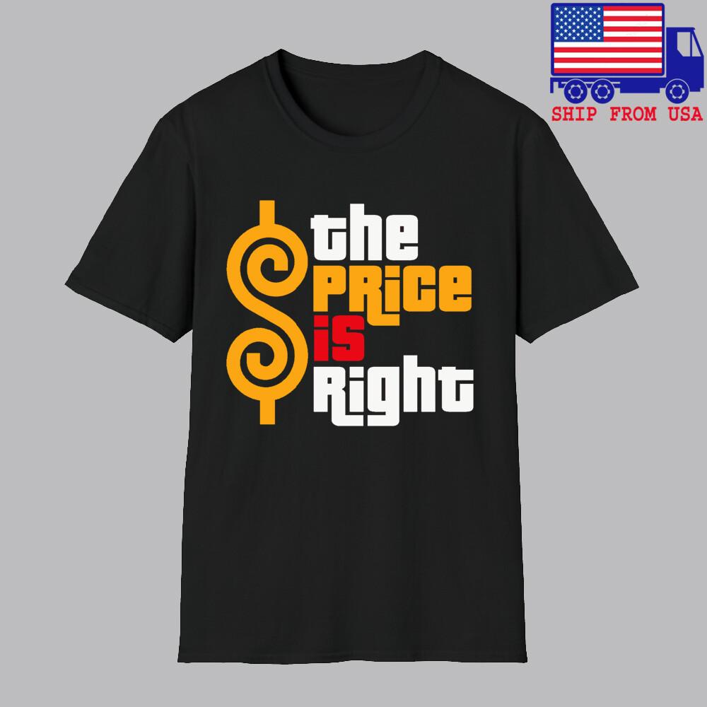 The Price is Right TV Show Game Show Men#039;s Black Size S5XL Unisex T-Shirt XXXXL