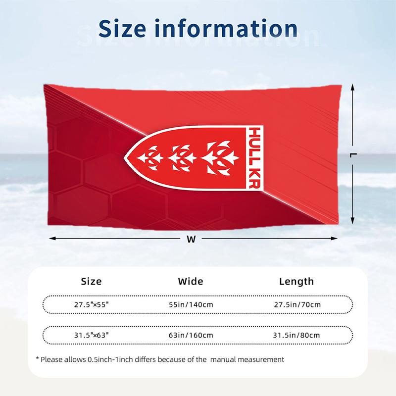 Hull KR Fashion Beach Towel Portable Soft Quick Dry Towel For Swimming Camping Holiday Use