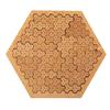 Fraktal-Tablett-Puzzle ein verblüffendes Holzpuzzle ein einzigartiges und kreatives unregelmäß