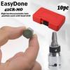 With Storage Case 10-Pack Hexagonal Head Bolt Remover, Multi-Spline Screw Extractor Set Chrome Moly Alloy Steel