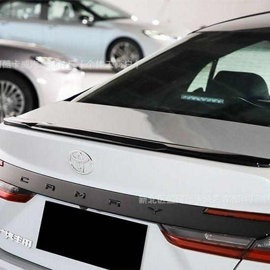 Ninth Gen 24-25 Toyota Camry No-Drill Rear Spoiler, Original Style, Modified.