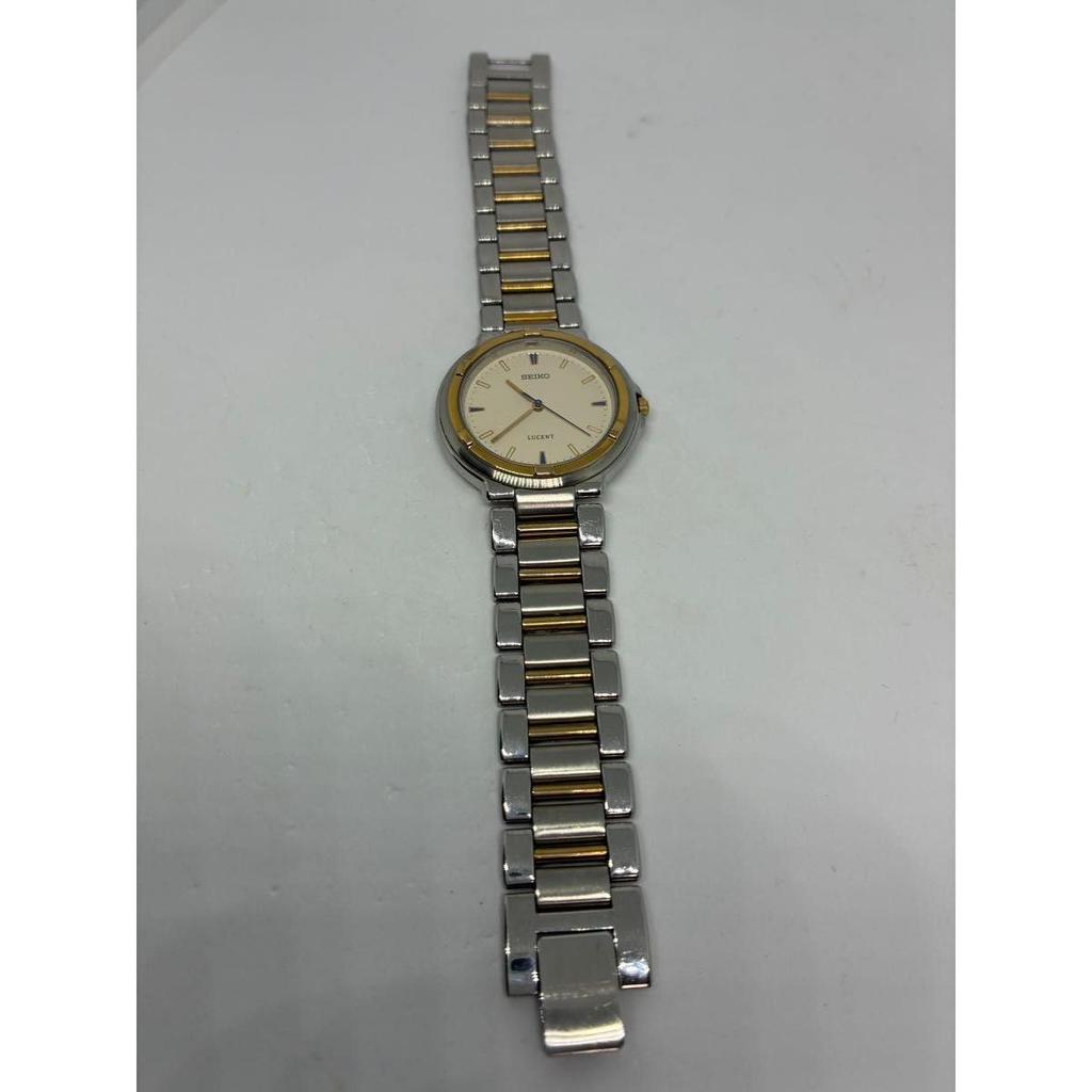 Used SEIKO Lucent Watch  Chic Bi-color Design  New Battery Replaced (2025/4) 10 BAR Water Resistant