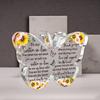 Cherished Sister-in-Law Butterfly Keepsake - Acrylic Decorative Plaque, Perfect Christmas & Birthday Gift From Sister-In-Law, Nurseries, Home Desk Liv