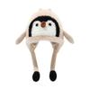 Kids Hat Penguin Design Ear Protection Knit Hat Autumn Winter Lightweight Warm Hat Outdoor